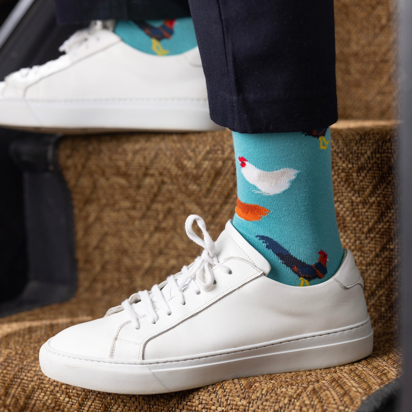 Rooster Bamboo Cotton Socks