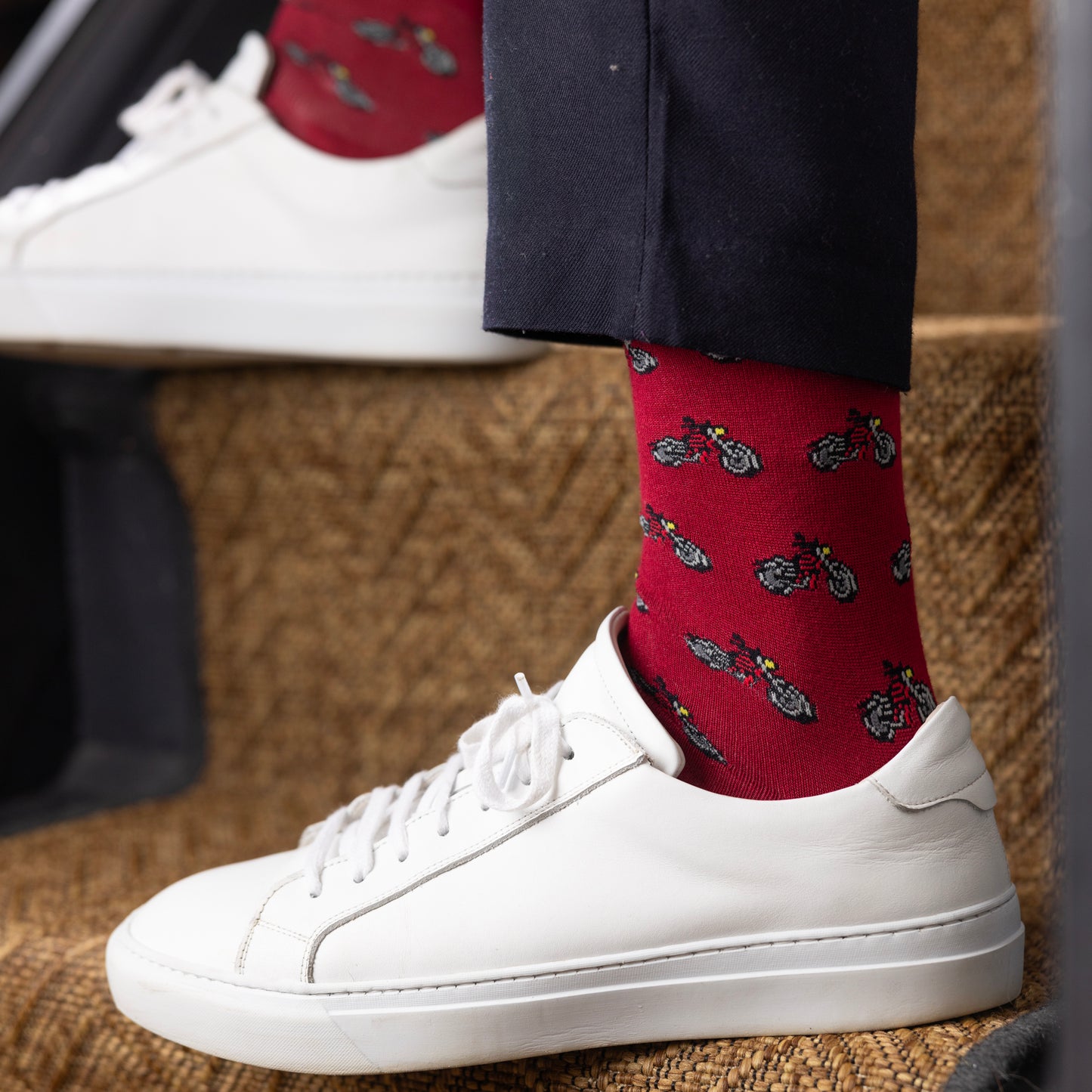 Motor Bike Bamboo Cotton Socks