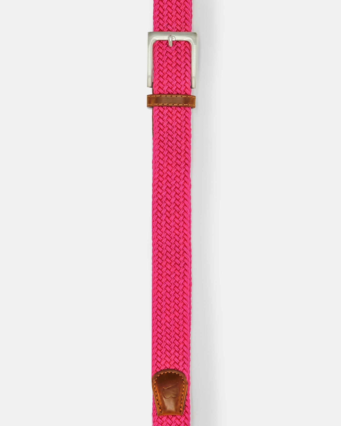 Children's Woven Stretch Belt in Cerise