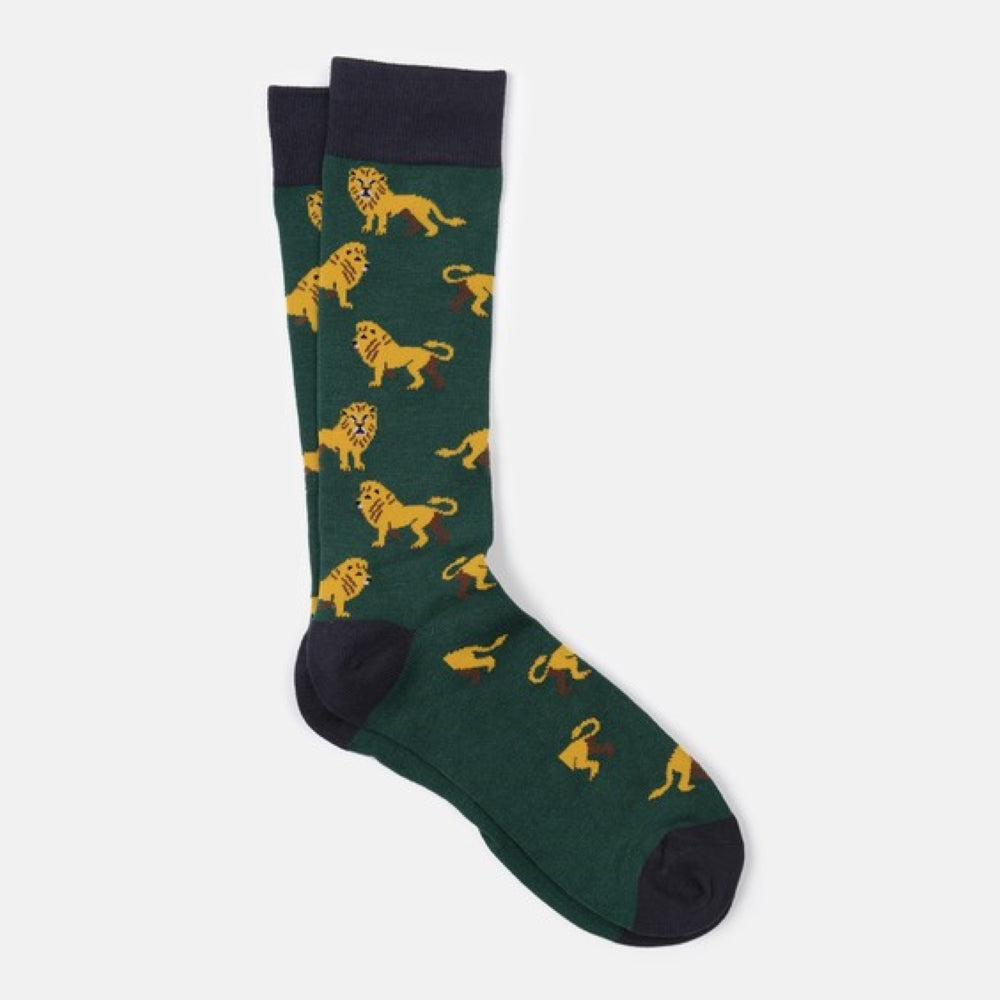 Green Lion Bamboo Cotton Socks