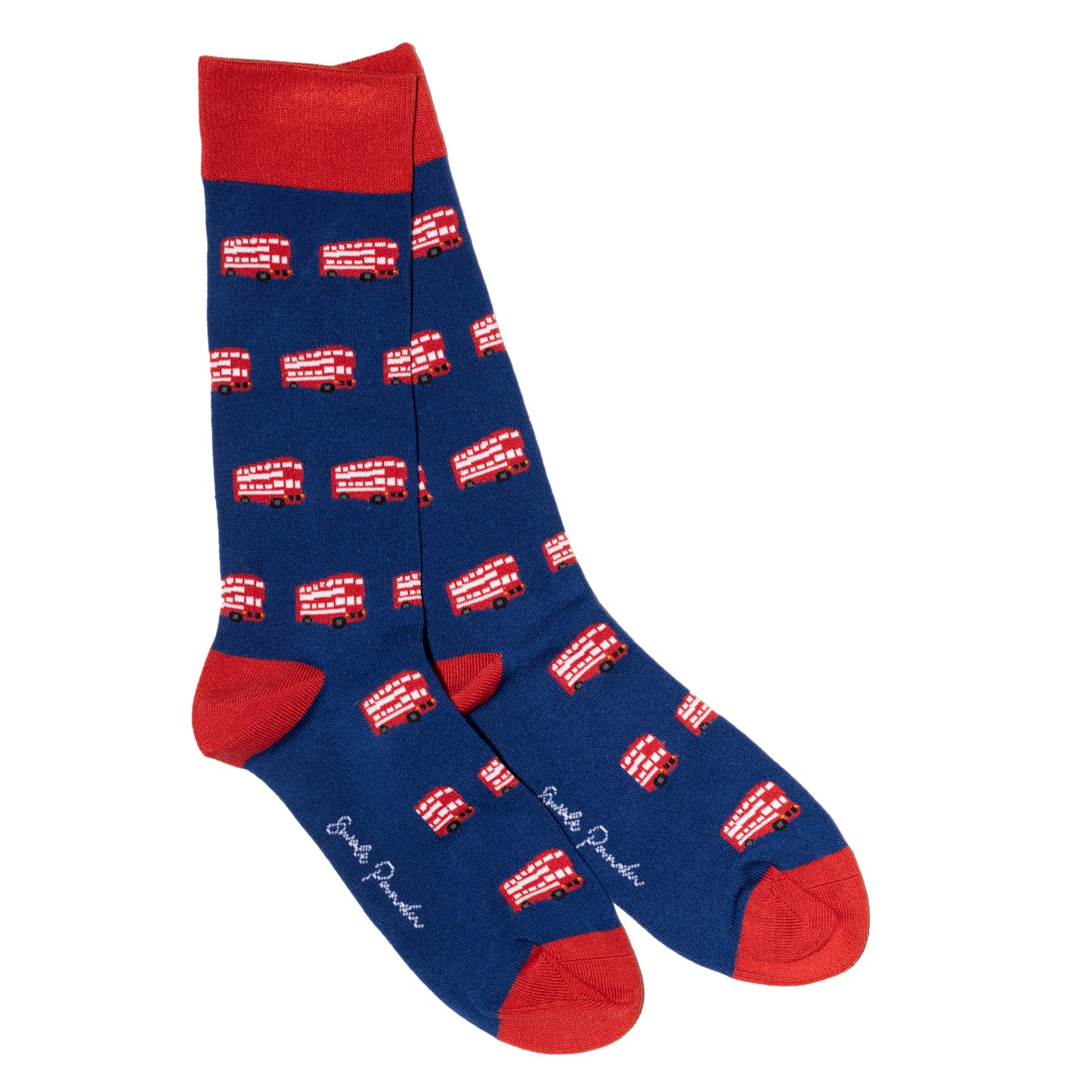London Bus Bamboo Socks