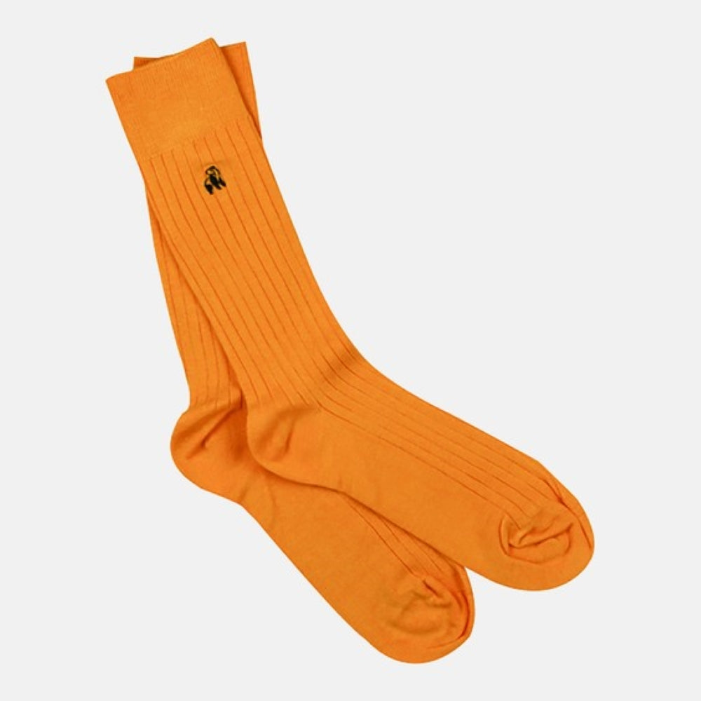 Tangerine Orange Bamboo Sock