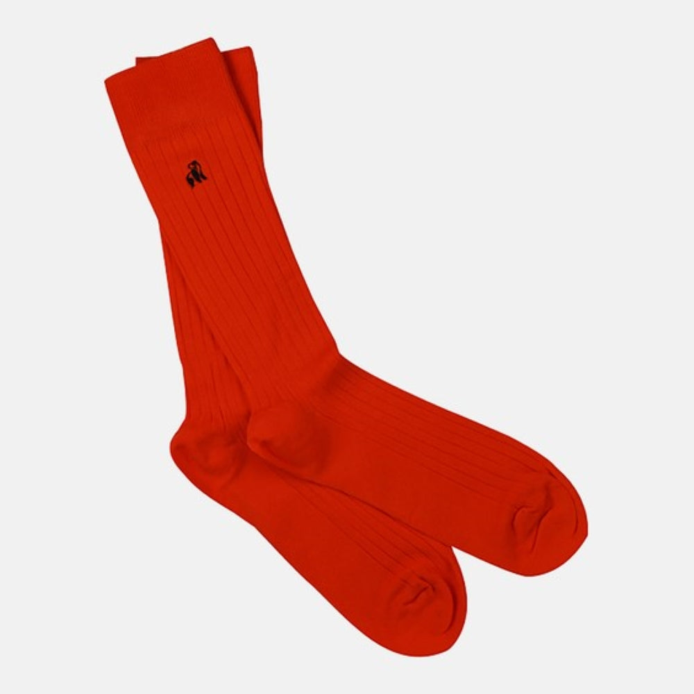 Classic Red Bamboo Socks