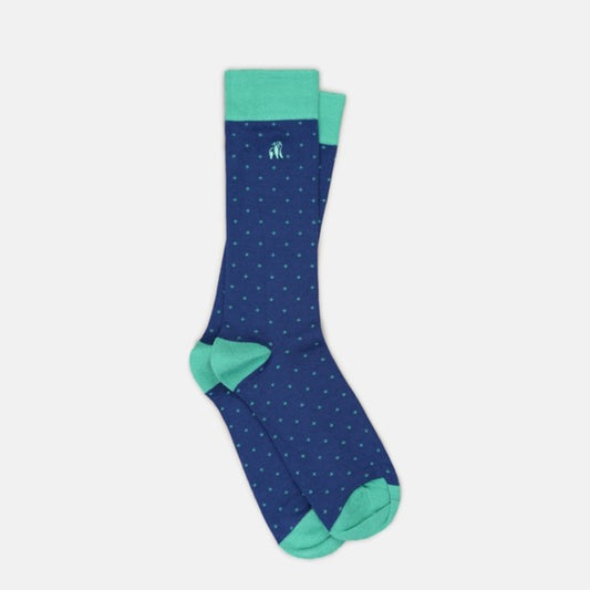 Spotted Green Bamboo Socks