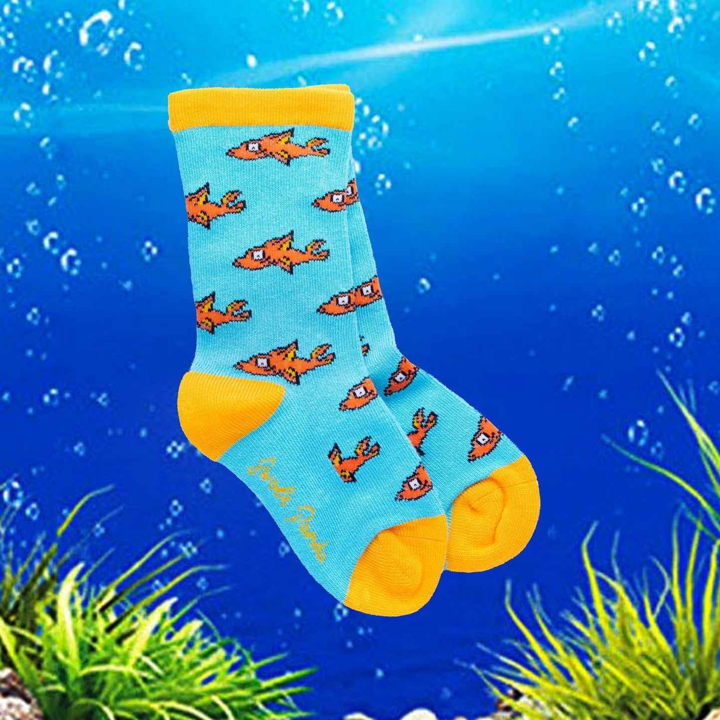 Children's Guppy Fish Bamboo Socks