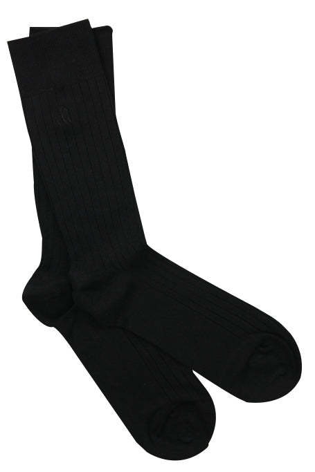 Jet Black Bamboo Socks