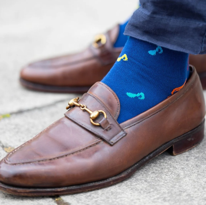 Musical Notes Bamboo Cotton Socks