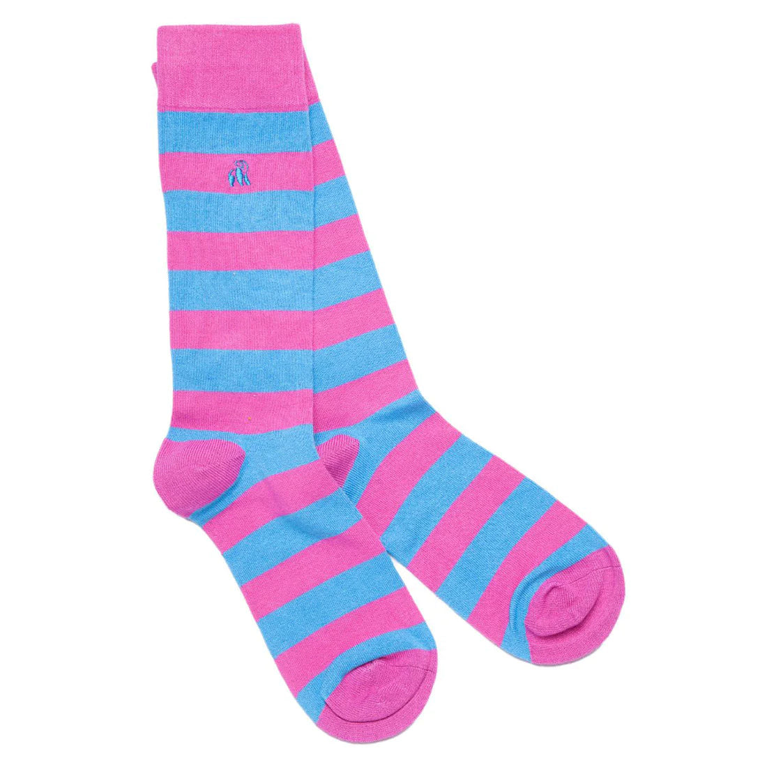 Pink and Blue Bamboo Socks