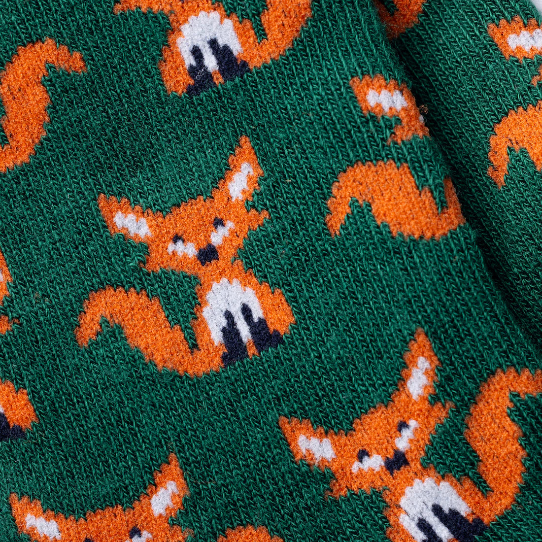 Children's Bamboo Fox Socks (can be matched with an adult pair)