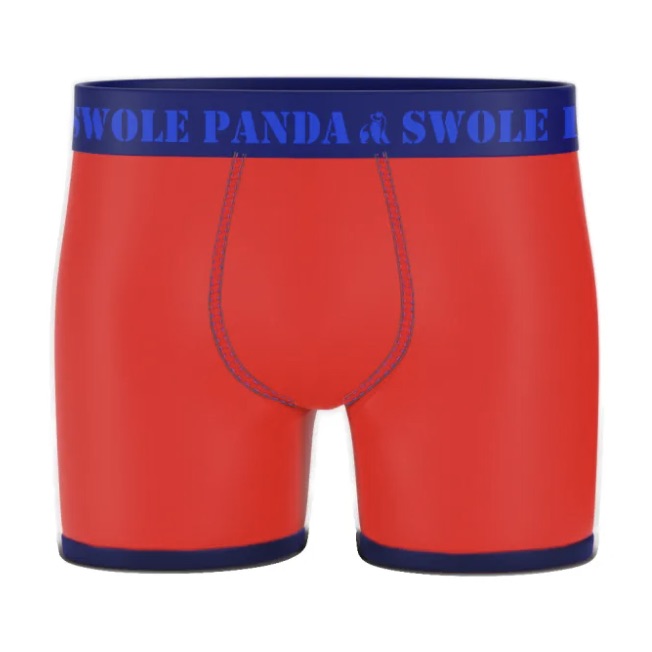 Bamboo Boxers - Red and Blue Band
