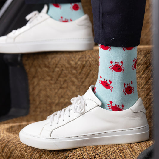 Crab Bamboo Cotton Socks