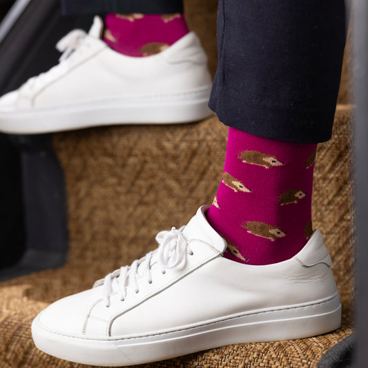 Hedgehog Bamboo Cotton Socks