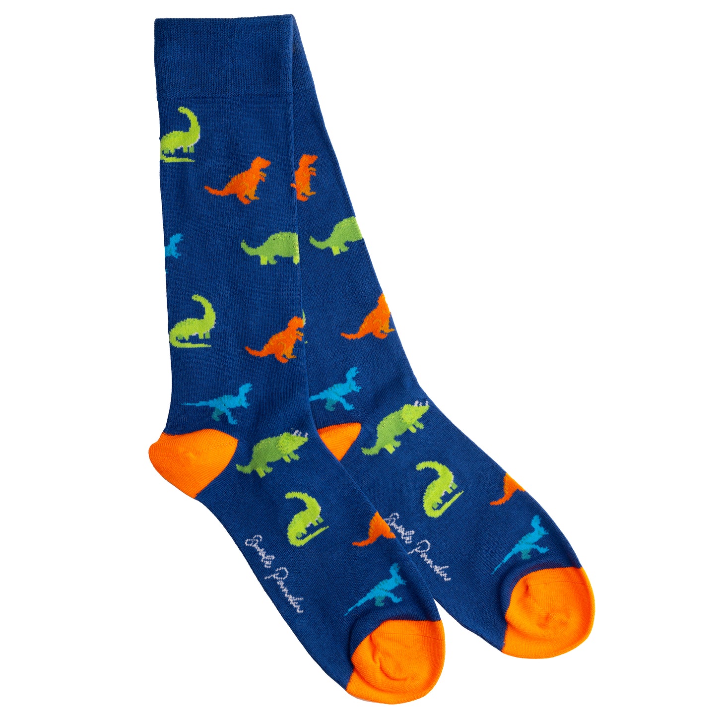Blue Dino Bamboo Socks