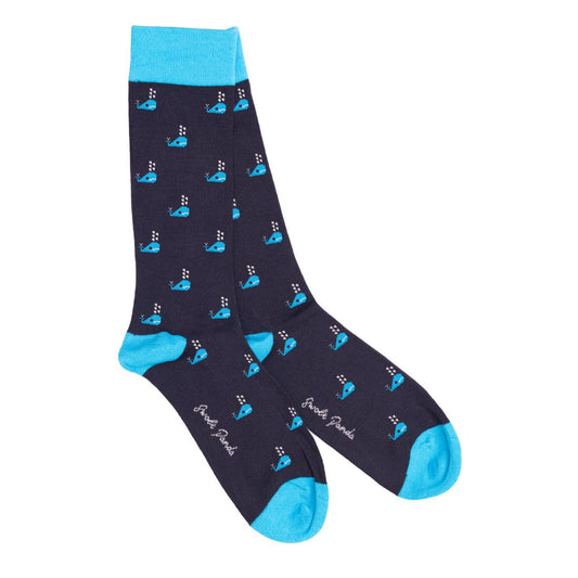 Whale Bamboo Socks