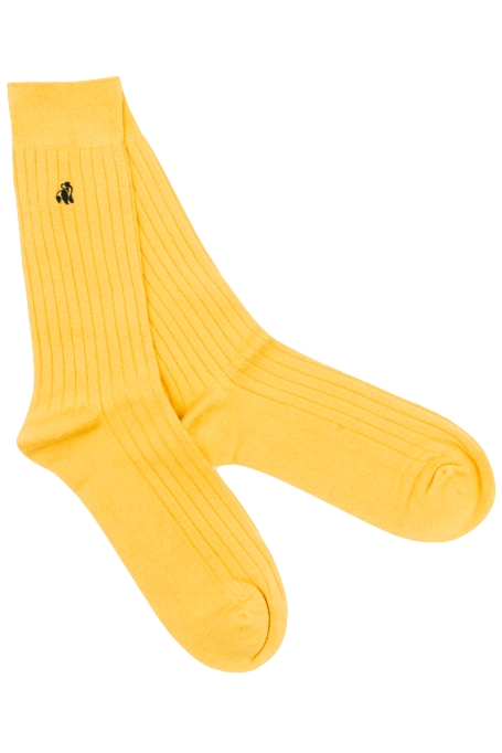 Bumblebee Yellow Bamboo Socks