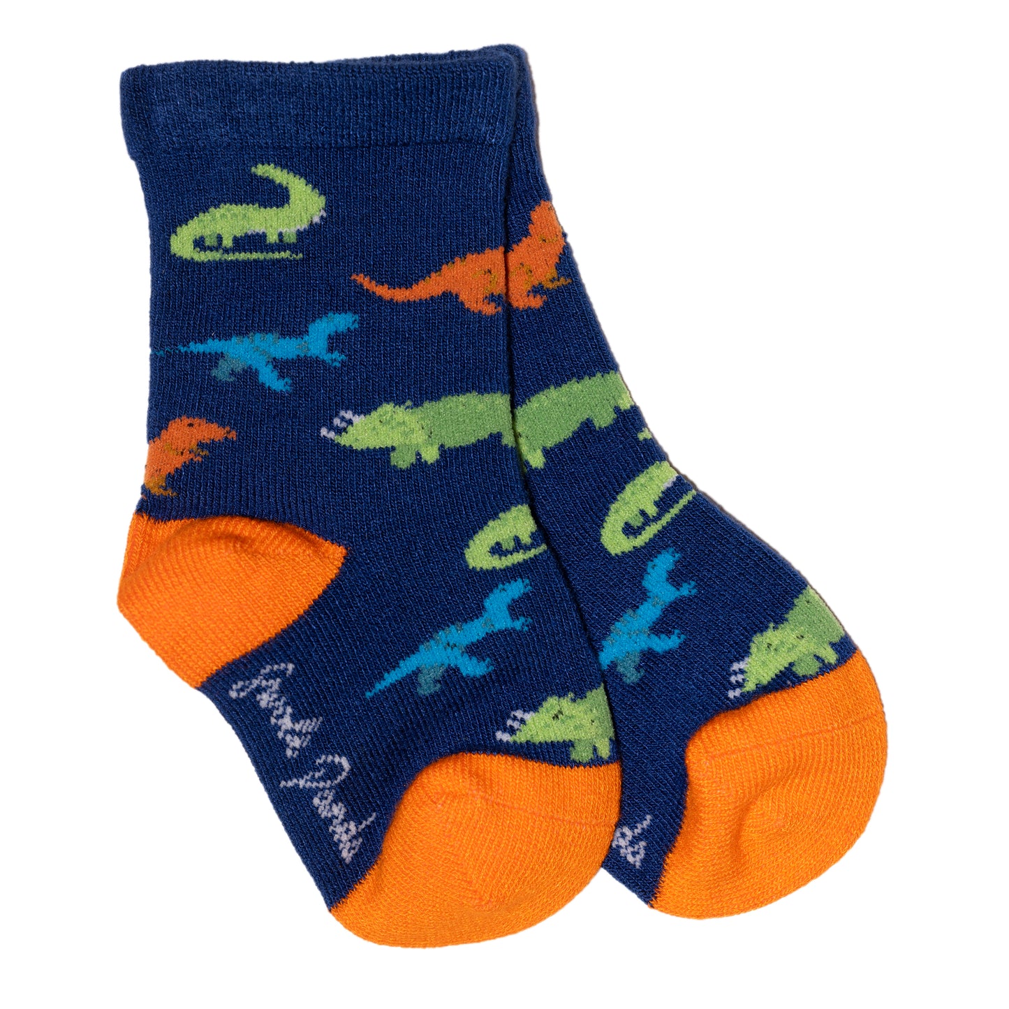 Children's Blue Dino Bamboo Socks
