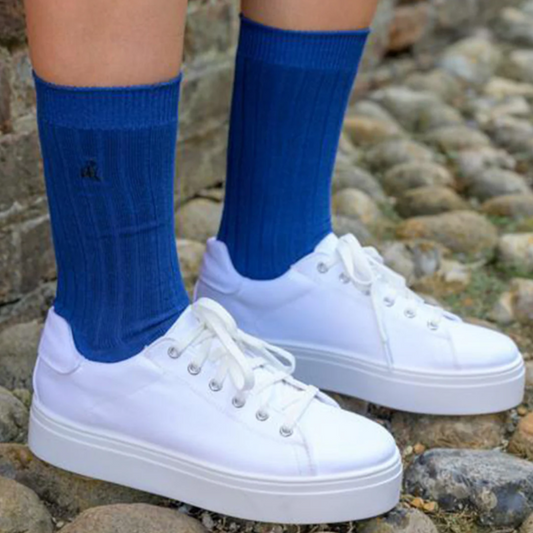 Royal Blue Bamboo Socks