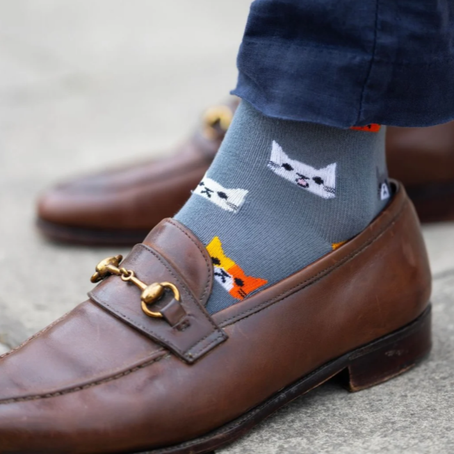 Cat Bamboo Cotton Socks