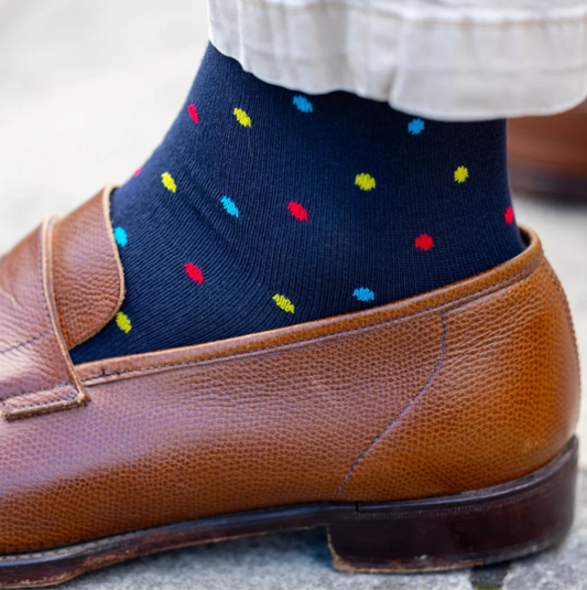 Multi Spot Bamboo Socks