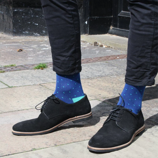 Spotted Green Bamboo Socks