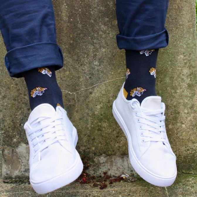 Tiger Bamboo Cotton Socks